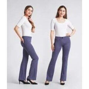 Betabrand Women's Dress Pant Yoga Pants Dahlia Houndstooth (Medium Petite)